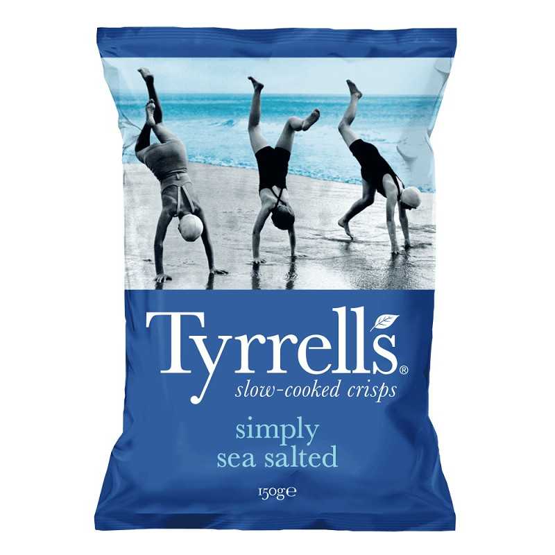 10 Tyrrells Sel de Mer 150G | Milleproduits.com : bonbons, chocolats, snacks en ligne à prix grossiste