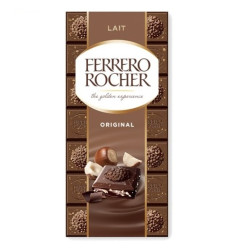 18 Tablettes Rocher Lait 90G | Milleproduits.com : bonbons, chocolats, snacks en ligne à prix grossiste