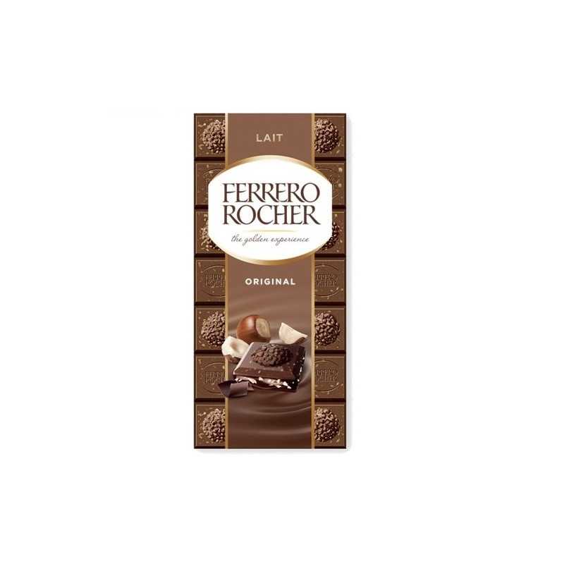 18 Tablettes Rocher Lait 90G | Milleproduits.com : bonbons, chocolats, snacks en ligne à prix grossiste