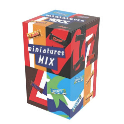 Miniatures Mars Chocolat Mix 3 Kg | Milleproduits.com : vos bonbons et chocolats préférés à prix grossiste.