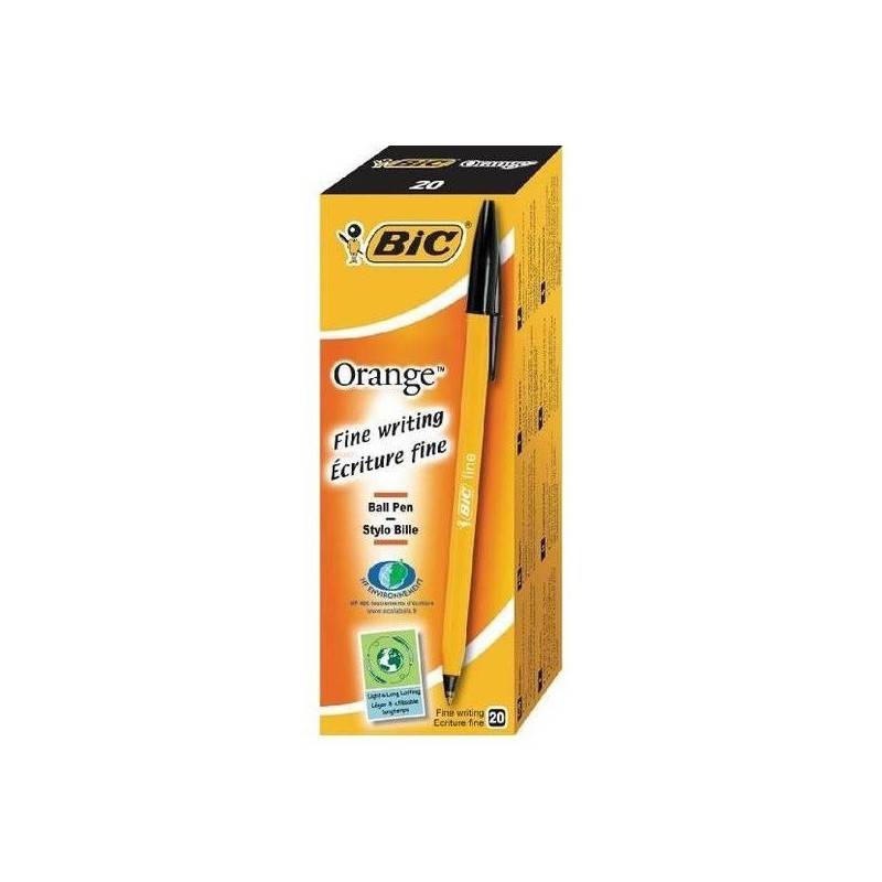 Stylo Bic Orange Fine Encre Noir Stylo Bic Orange Fine Encre Noir
