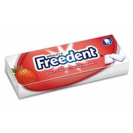 30 Etuis Freedent Chewing Gum Gout Fraise | Milleproduits.com : vos bonbons et chocolats préférés en ligne à prix grossiste