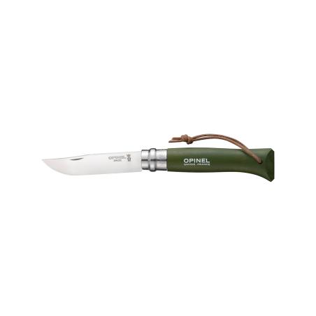 Couteau Opinel N°8 Baroudeur Kaki Inox