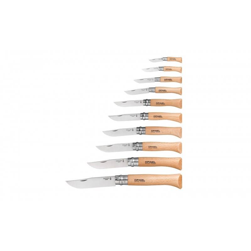 Tableau de 12 Couteaux Opinel Inox
