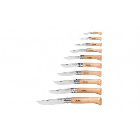 Tableau de 12 Couteaux Opinel Inox Tableau de 12 Couteaux Opinel Inox