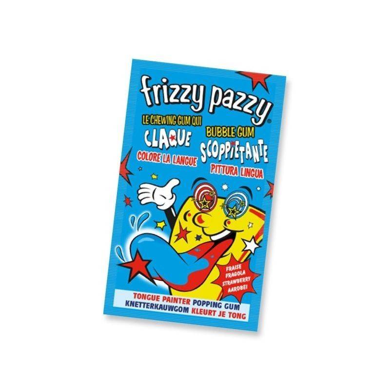 50 Sachets Frizzy Pazzy Framboise | Milleproduits.com : bonbons, chocolats, snacks en ligne à prix grossiste