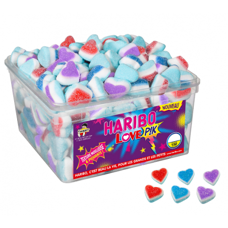 Tubo Haribo Love Pik x 150 pièces