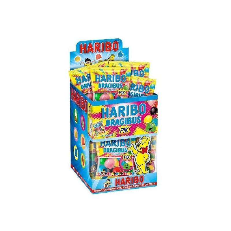 Lot de 12 Tubos Haribo Mini Sachet | Milleproduits.com : vos bonbons et chocolats préférés en ligne à prix grossiste