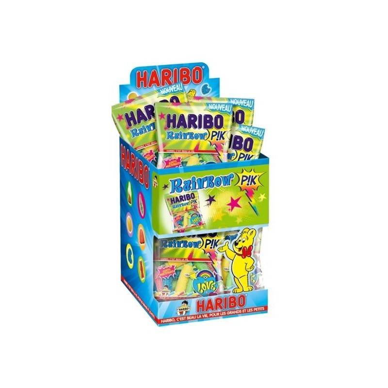 Lot de 12 Tubos Haribo Mini Sachet | Milleproduits.com : vos bonbons et chocolats préférés en ligne à prix grossiste