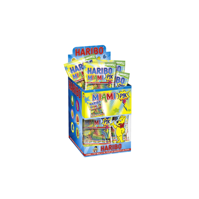 Lot de 12 Tubos Haribo Mini Sachet | Milleproduits.com : vos bonbons et chocolats préférés en ligne à prix grossiste
