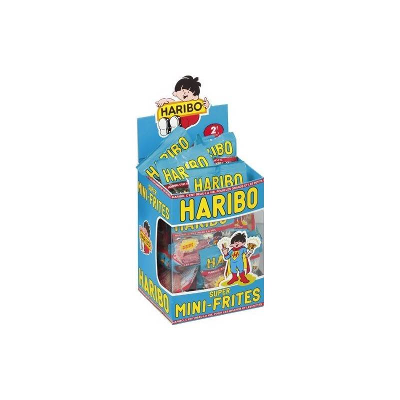 Lot de 12 Tubos Haribo Mini Sachet | Milleproduits.com : vos bonbons et chocolats préférés en ligne à prix grossiste