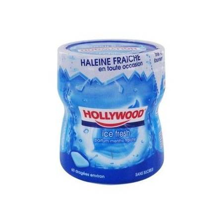 Bottle Hollywood Chewing Gum Ice Fresh