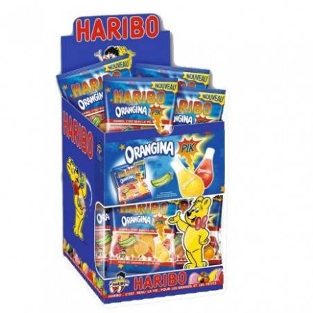 30 Mini Sachets Haribo Orangina Pik 40G | Milleproduits.com : vos bonbons et chocolats préférés à prix grossiste