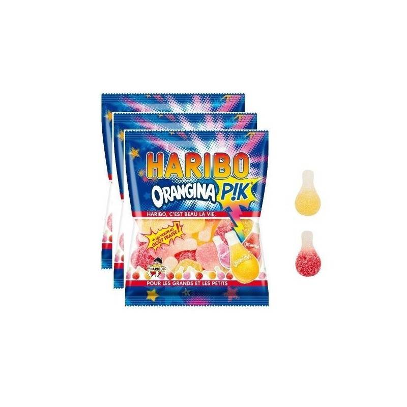 30 Mini Sachets Haribo Orangina Pik 40G | Milleproduits.com : vos bonbons et chocolats préférés à prix grossiste