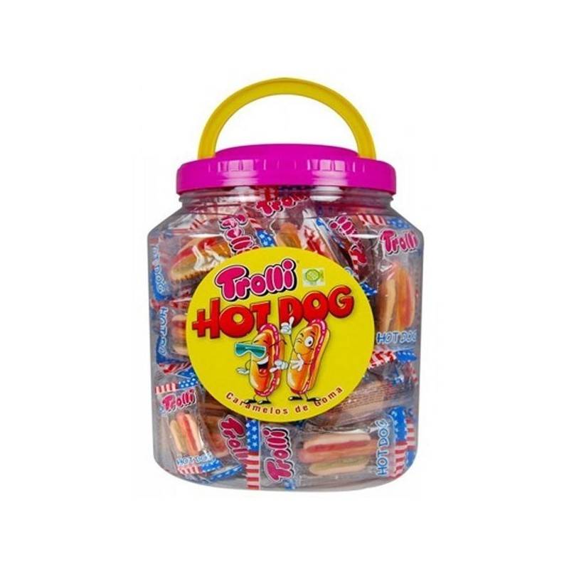 Bonbons Trolli Hot Dog | Milleproduits.com : bonbons, chocolats, snacks en ligne à prix grossiste