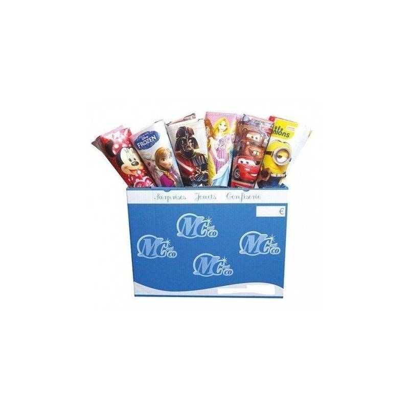 Box Mega Cône Surprise Licence | Milleproduits.com : bonbons, chocolats, snacks en ligne à prix grossiste