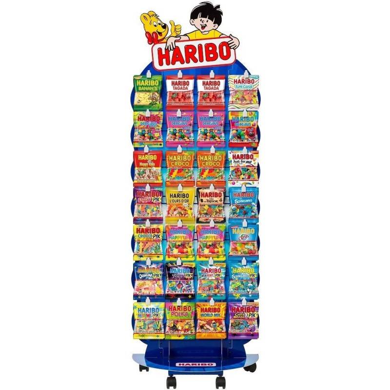 Présentoir Haribo Sachets 120 Grammes + 24 Boites Présentoir Haribo Sachets 120 Grammes + 24 Boites
