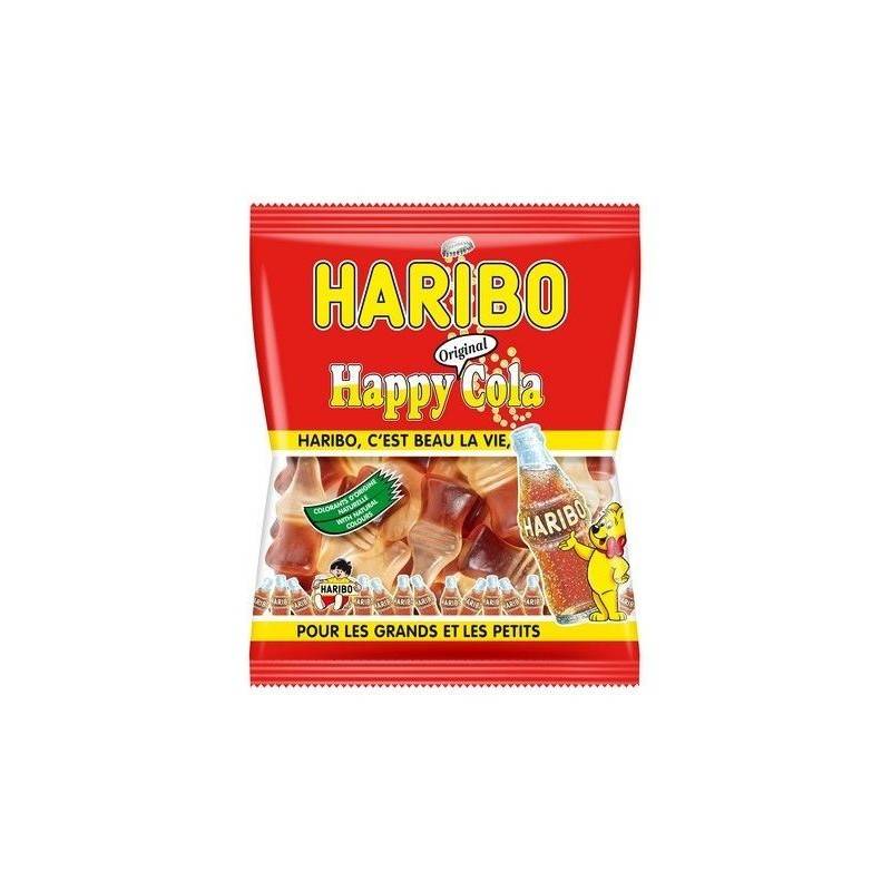 Sachet Bonbons Haribo Happy Cola 120 Grammes Sachet Bonbons Haribo Happy Cola 120 Grammes