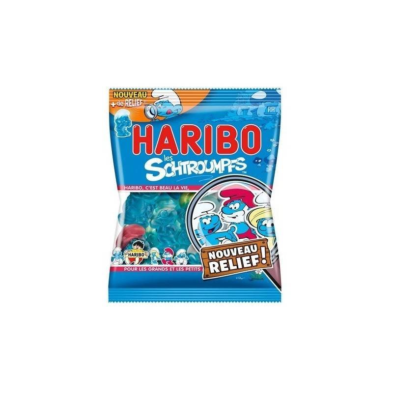 Sachet Bonbons Haribo Schtroumpfs 120 Grammes Sachet Bonbons Haribo Schtroumpfs 120 Grammes