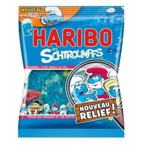 Sachet Bonbons Haribo Schtroumpfs 120 Grammes