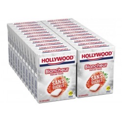 Hollywood Chewing Gum Blancheur Fraise en Dragées