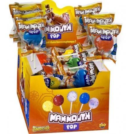 36 Sucettes Mammouth Magic Pop Jawbreaker 