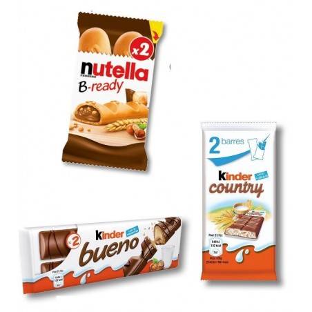 Colis Kinder Bueno, Kinder Country et Nutella B-Ready