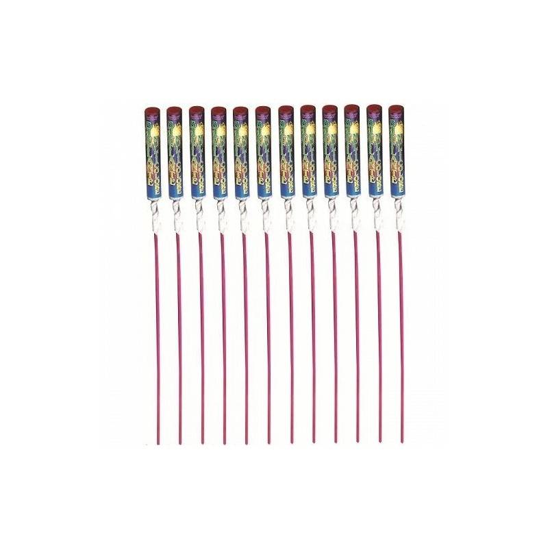 6 Fusées Multicolores | Milleproduits.com : bonbons, chocolats, snacks en ligne à prix grossiste