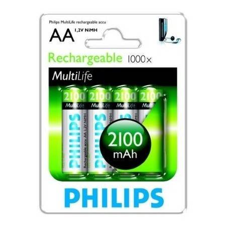 Pile LR06/ AA Philips Rechargeables x 4