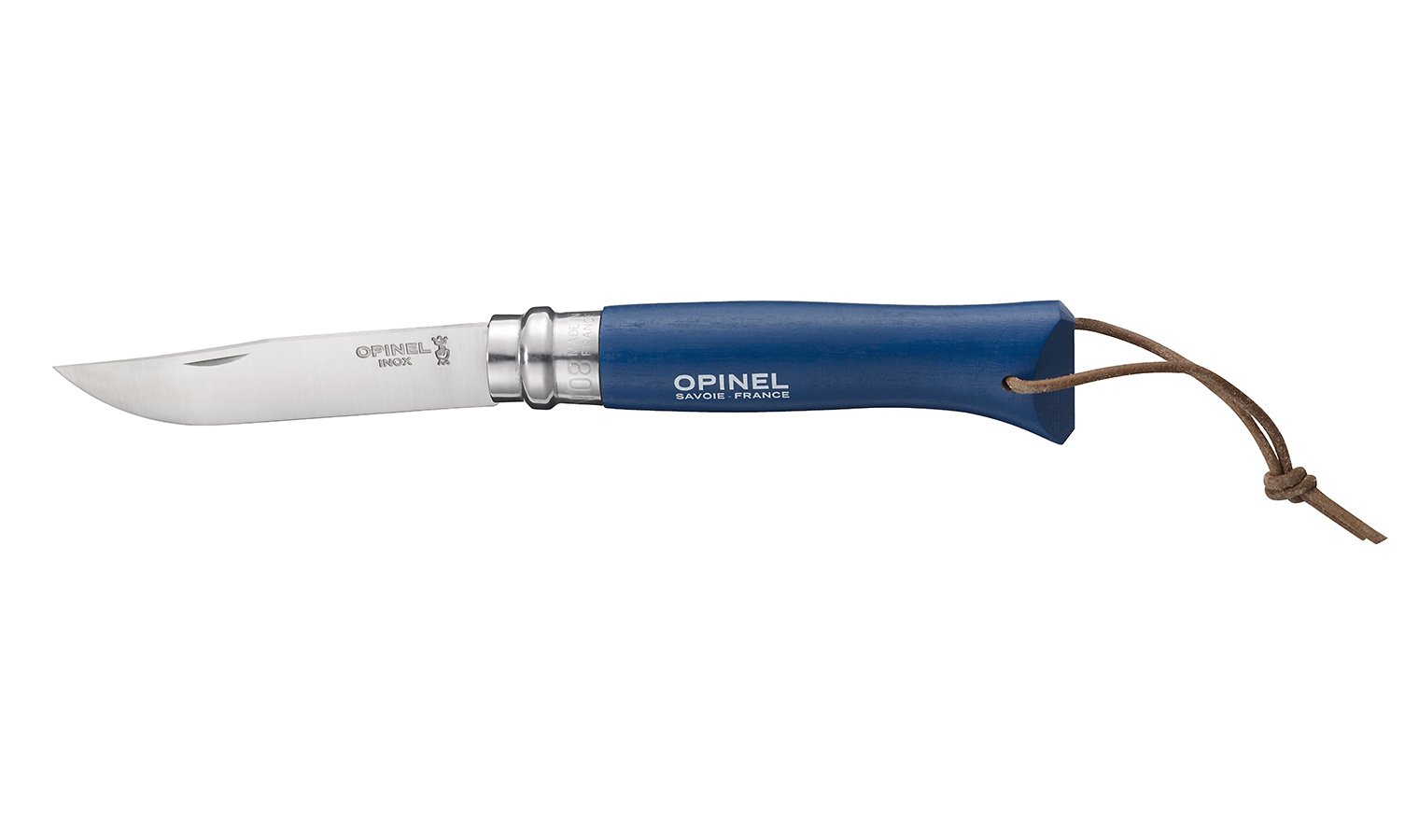 couteau-opinel-n°8-baroudeur-bleu-inox